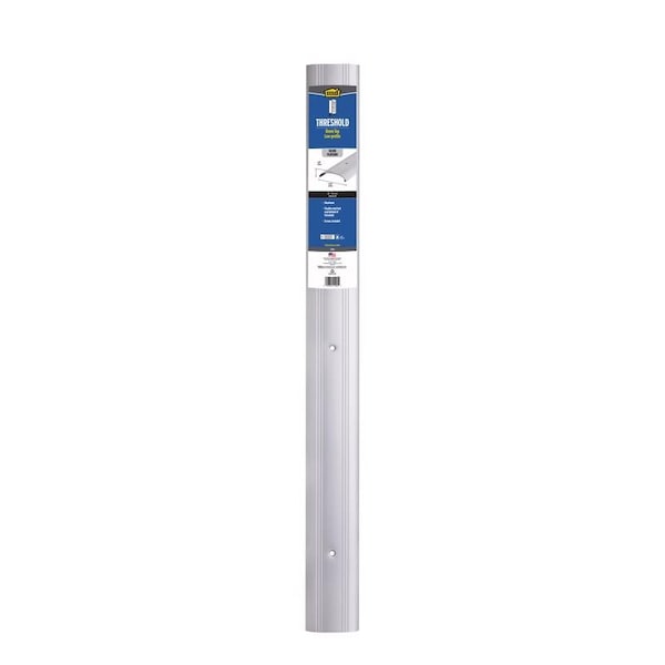 Tower Sealants M-D Building Products 0.625 in. H X 3.5 in. W X 36 in. L Aluminum Low Dome Top Threshold Silver 11205 - main